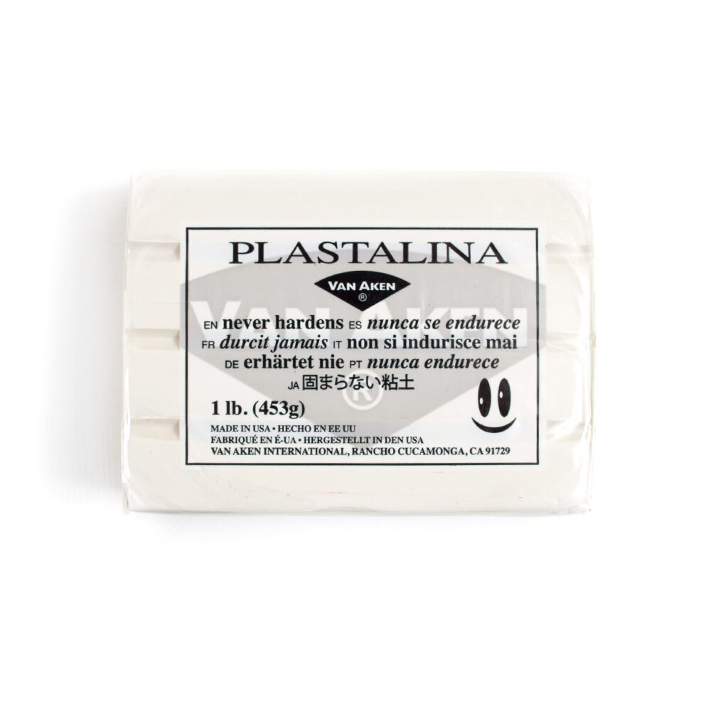 Van Aken, Plastalina, Modeling Clay, 1#, White